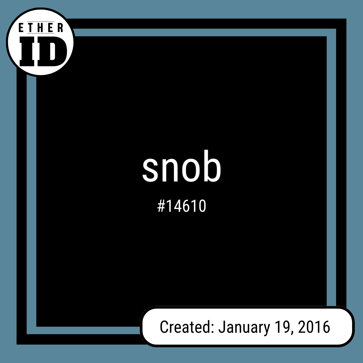 snob