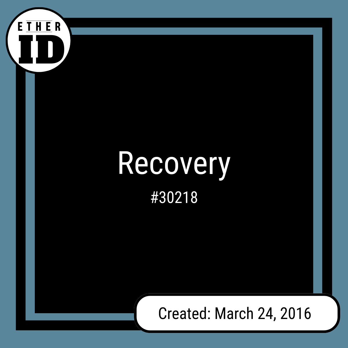 Recovery